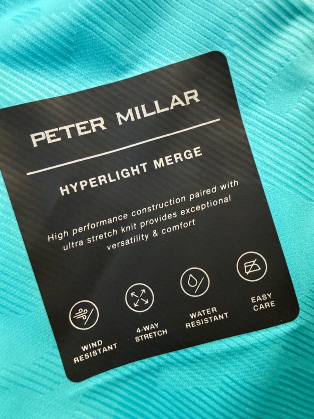 NEW Peter Millar Hyperlight Merge Full Zip Performance Golf Jacket Reef Medium - Picture 11 of 14